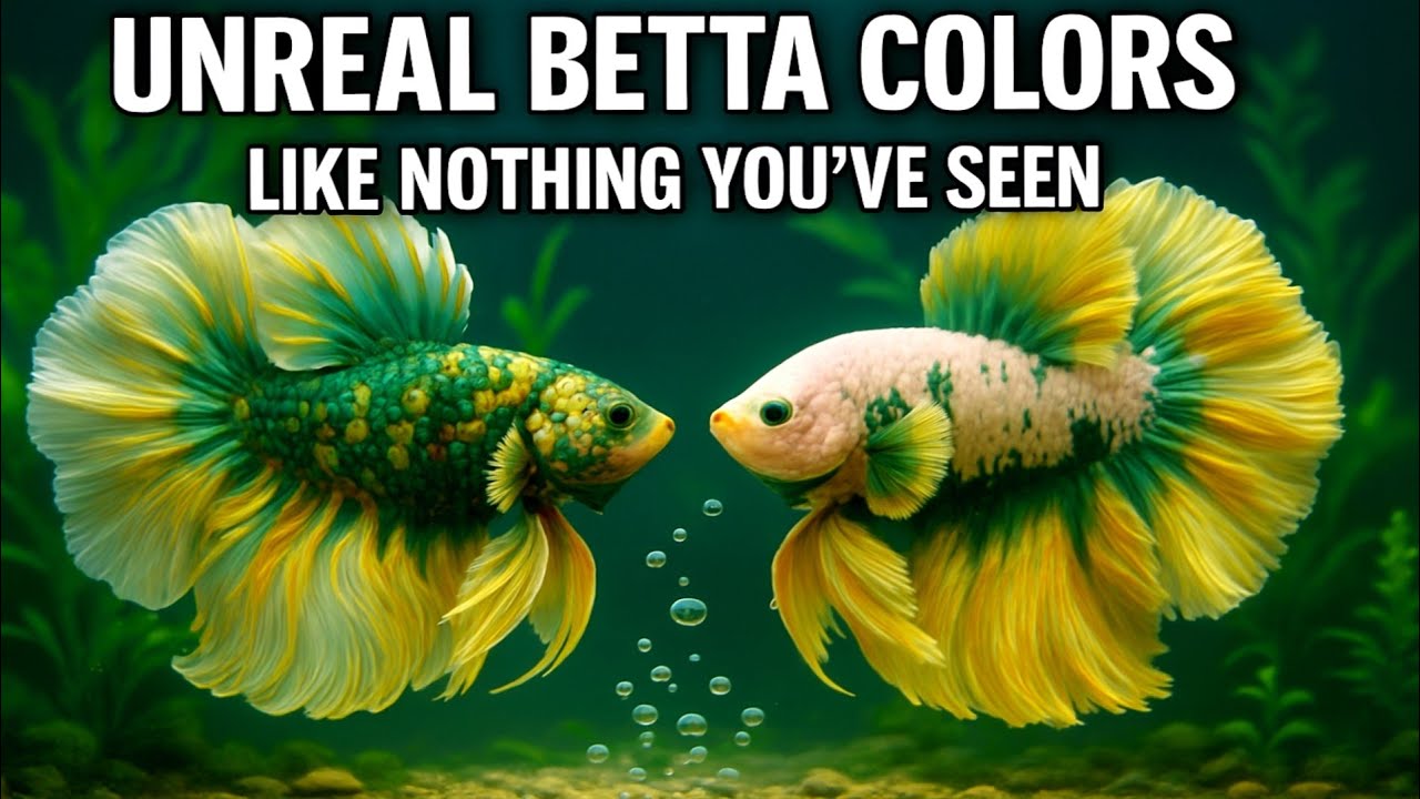 Unique betta fishs you've never seen. betta breeding color combinations - beautiful betta fish video