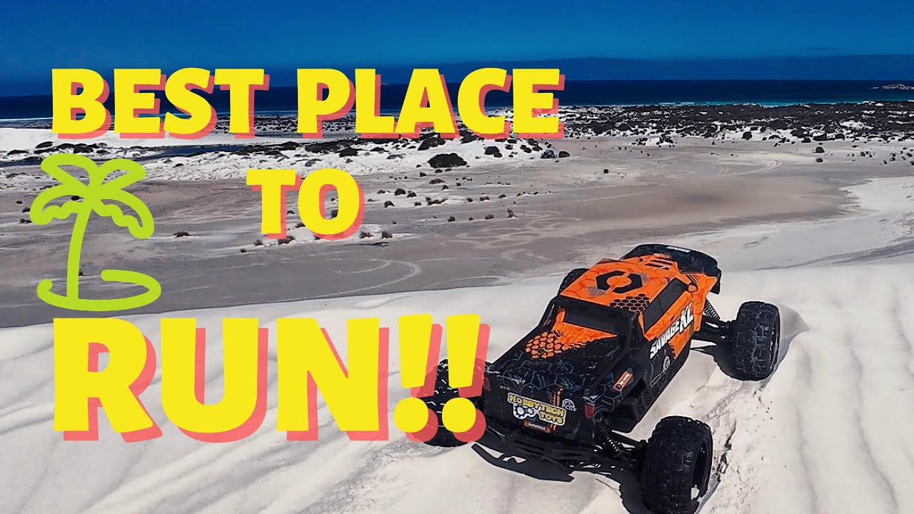 Epic RC Sand Bash: HPI Savage v2, Trophy Truck & VRX Cobra Power Through White Dunes! #rccar