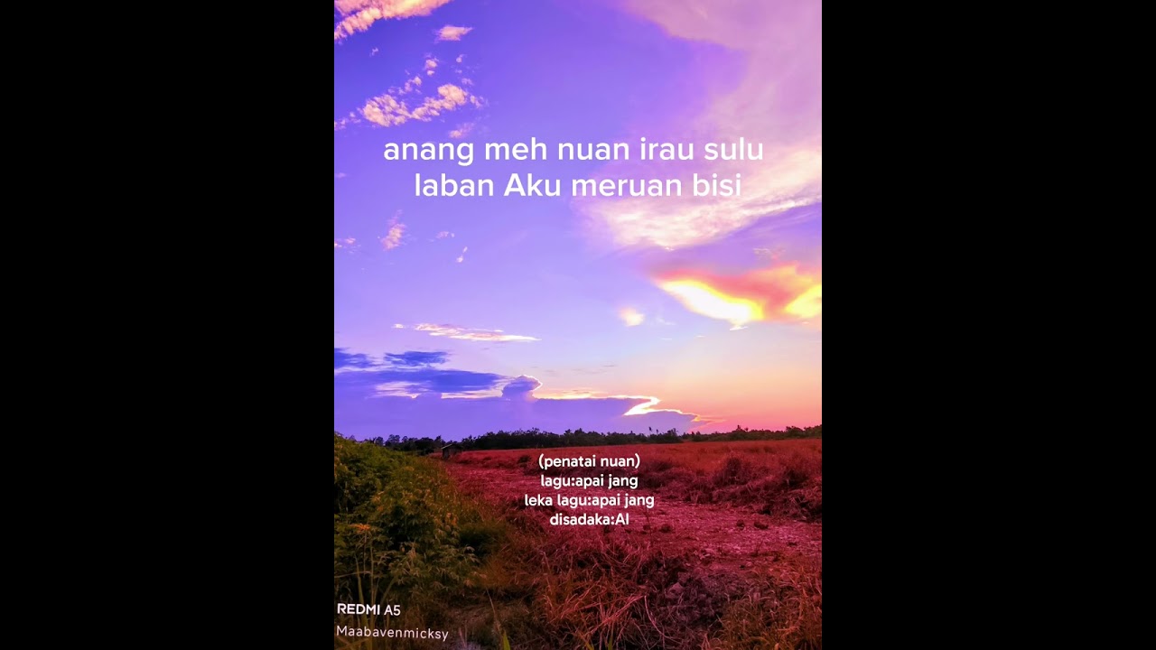 Penatai nuan (lirik lagu iban)#laguibansong#duet 