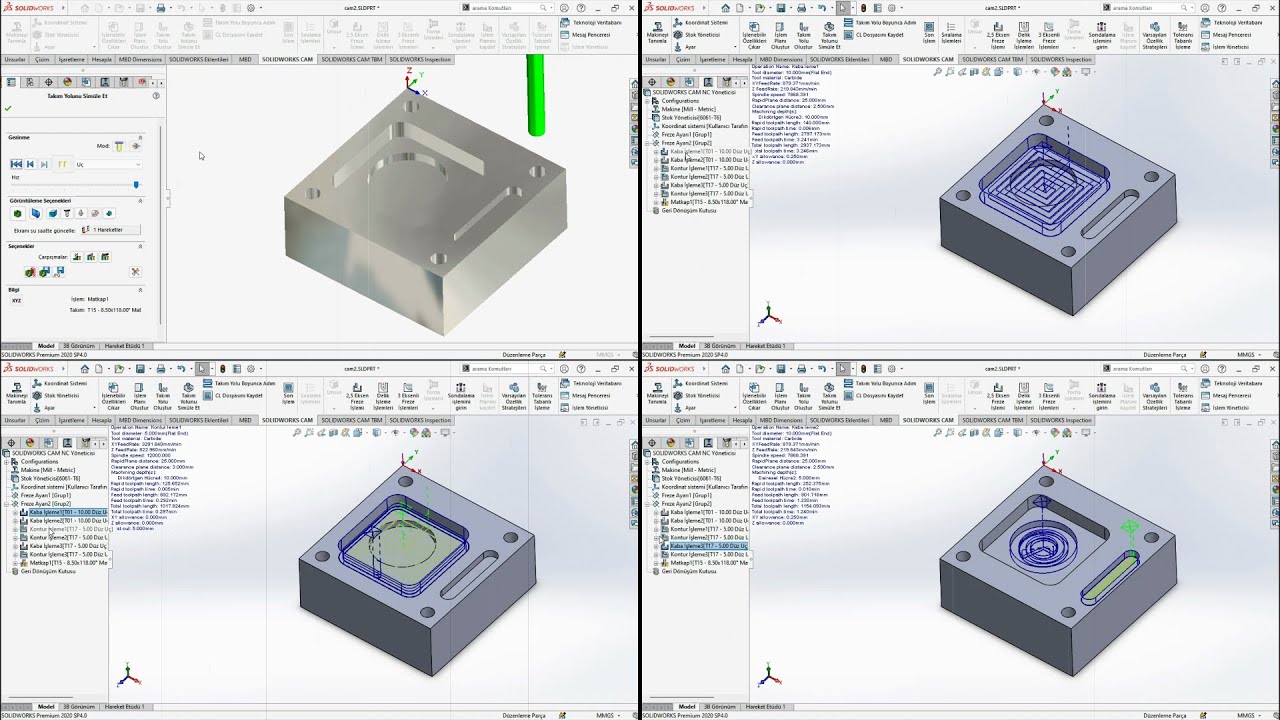 #1 SOLIDWORKS 2020 CAM/CAD | CNC FREZE #CAM #CAD