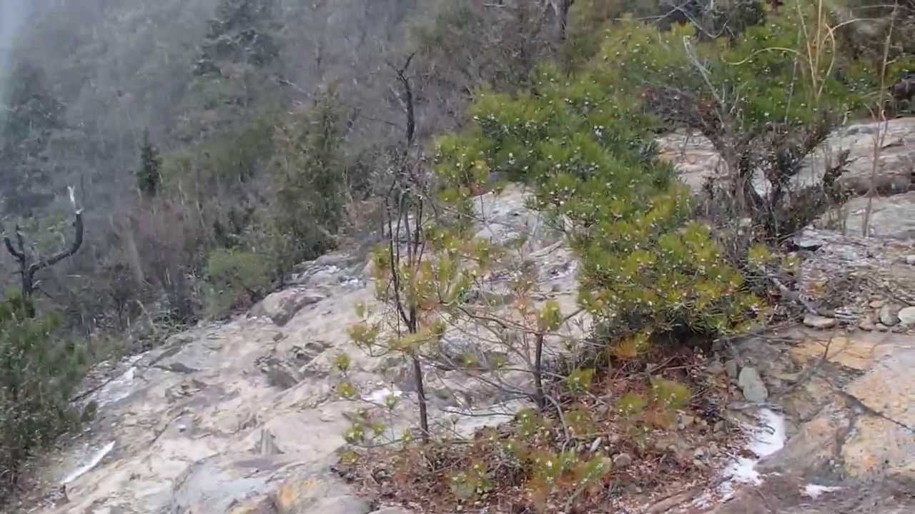 鷲ノ巣ロッククライミング場　神ノ上山登山