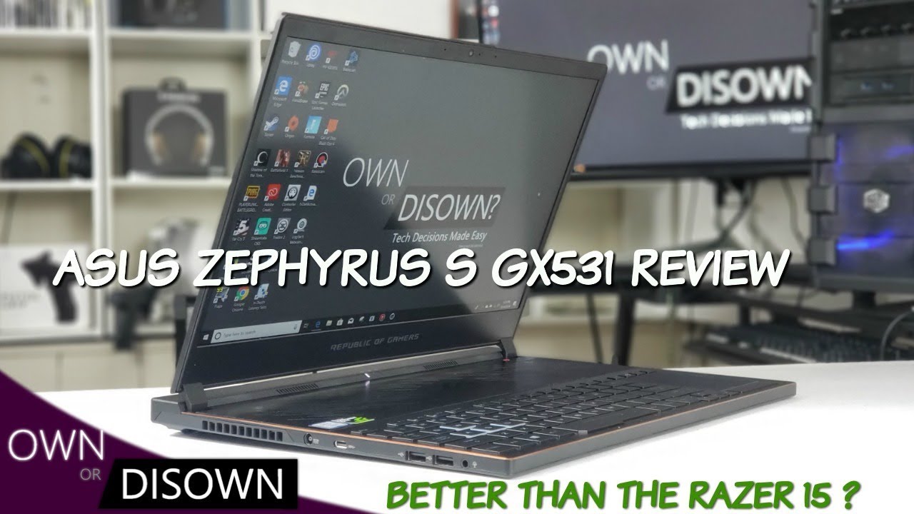 Asus Zephyrus S GX531 Review - Cooler & Faster Than The Razer 15 ?