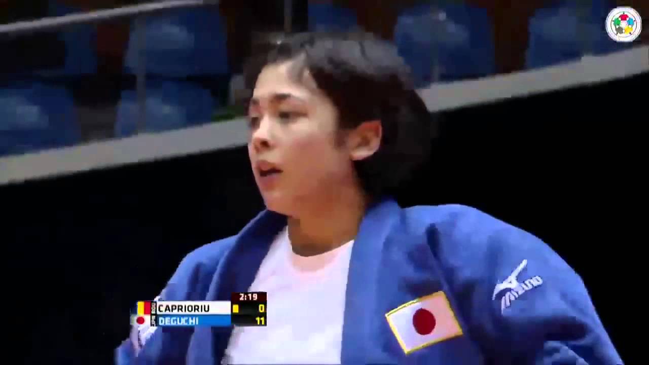 Judo Grand Prix Jeju 2013: Corina CAPRIORIU (ROU) - Christa DEGUCHI (JPN) Final [-57kg]