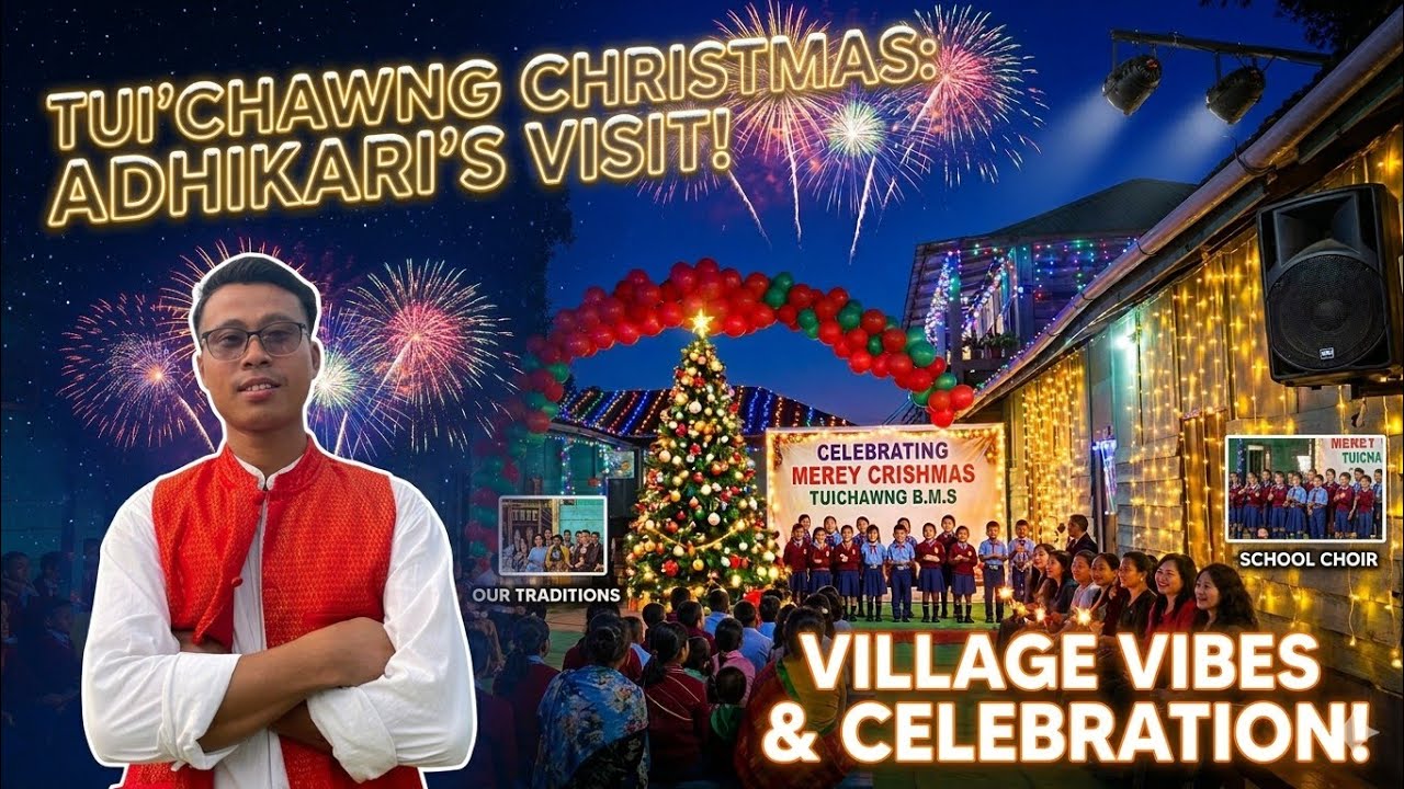  Old Vlog||Celebrating Merry Christmas at Tuichawng B.M.S 🎄 | Village Christmas Celebration 2026