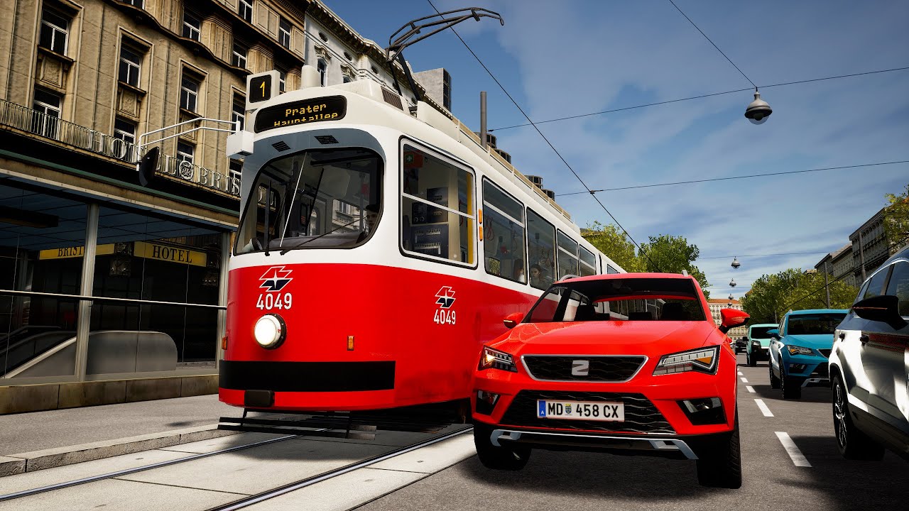 NEW E2 Tram Gameplay | REALISTIC Tram Simulator in 4K