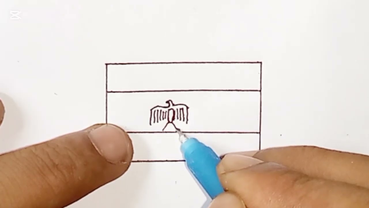 Egypt Flag Drawing | How to Draw Egyptian Flag | Flag Coloring for Kids | Egypt Flag | Egyptian Flag