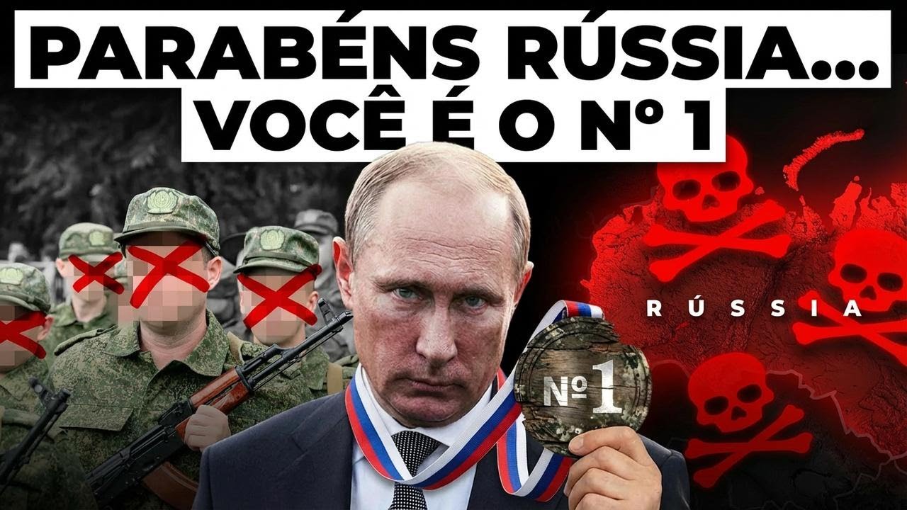 Putin está perdendo 167 soldados por quilômetro... A conta brutal que a Rússia não aguenta