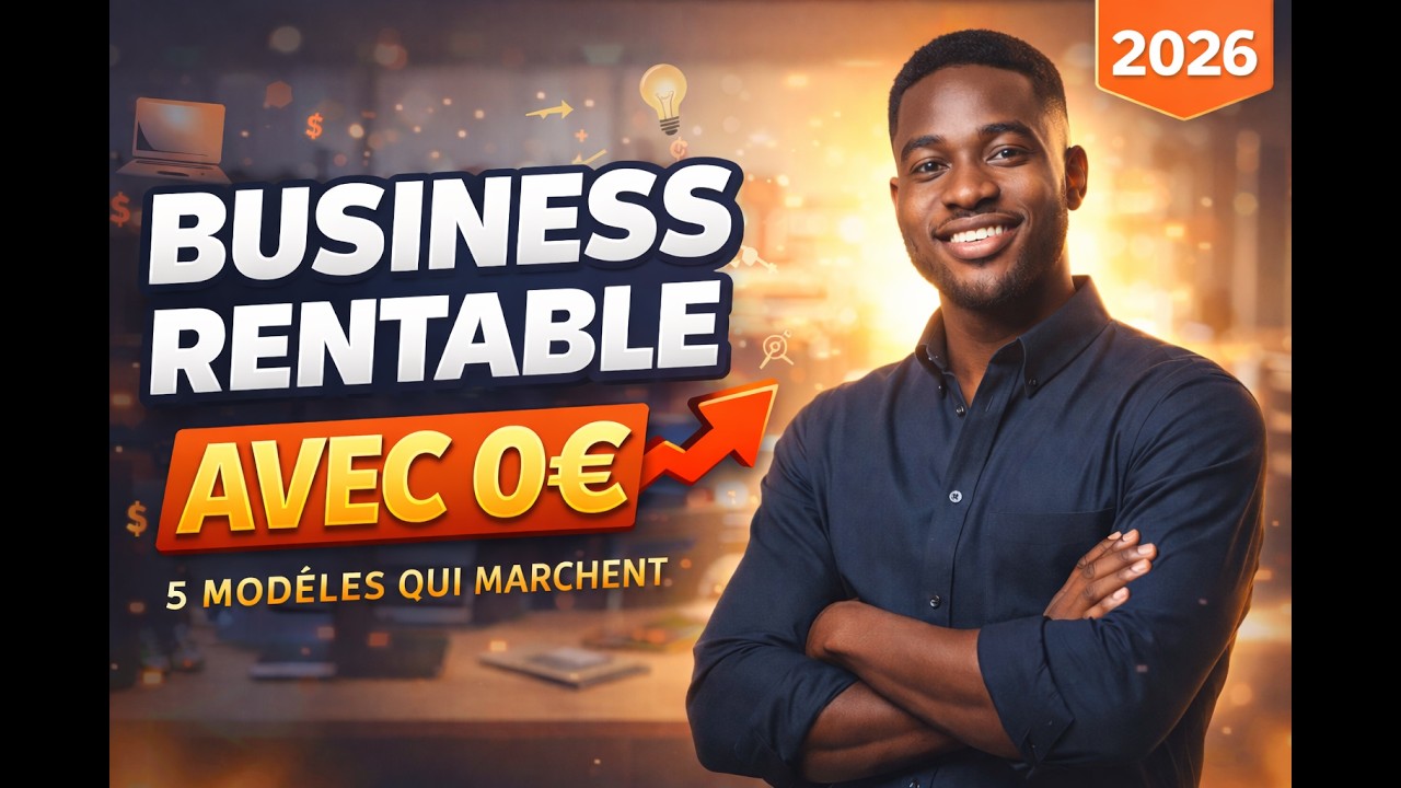 Comment Lancer un Business Rentable avec 0€ en 2026 (5 Modèles Validés)
