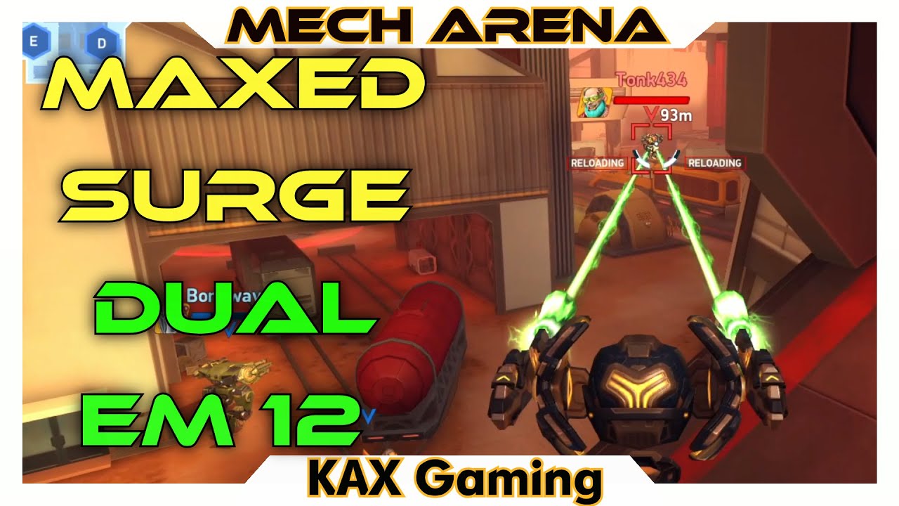 Tried Surge w/ Dual EM12's and the Results were NOT SURPRISING😑- Mech Arena