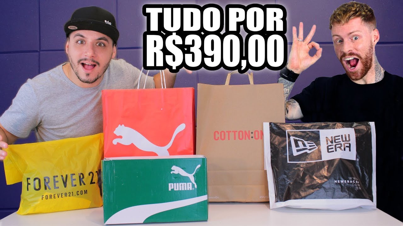 Gastei R$390,00 na OUTLET e comprei o LOOK COMPLETO (feat. Coloral MachoModa)