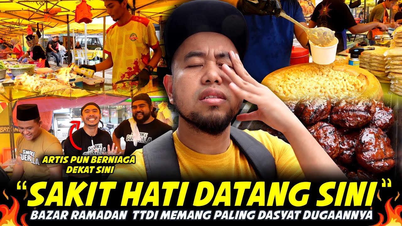 SERIK DAH..Takut Tengok Makanan Yang Dijual DI BAZAR RAMADAN TTDI..Jangan Tengok Kalau Tak Kuat Iman