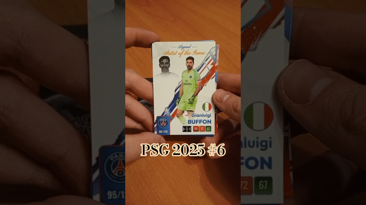PSG 2025 (#6) #PSG #pana #panasport #stickers #футбол #football #barcola #cavani #buffon