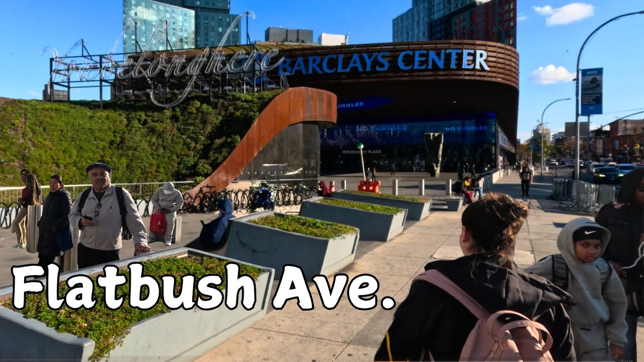 ASMR Walking Tour On Flatbush Ave, Brooklyn | New York City in 4k 🎥🚶🏽‍♂️