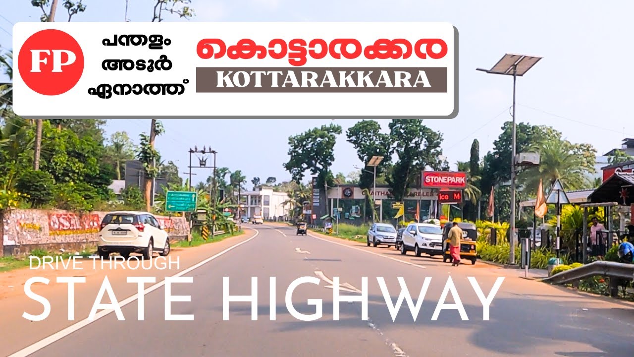 Pandalam to Kottarakkara via Adoor & Enathu | Scenic Kerala State Highway Drive