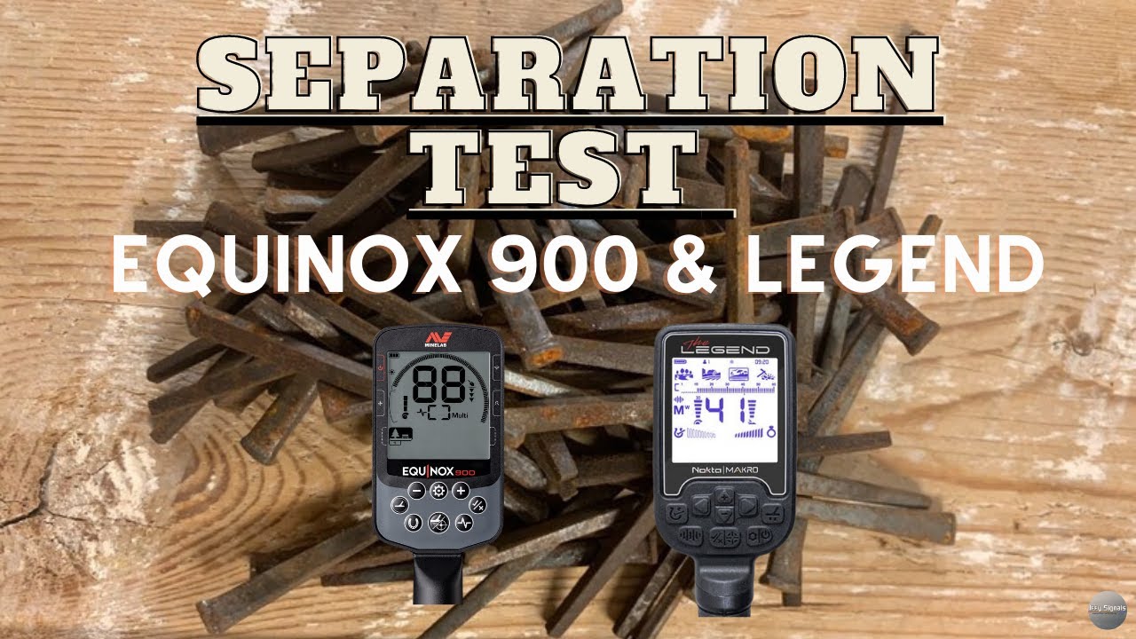 Тест разделения Minelab Equinox 900 и Nokta Legend — металлоискатель