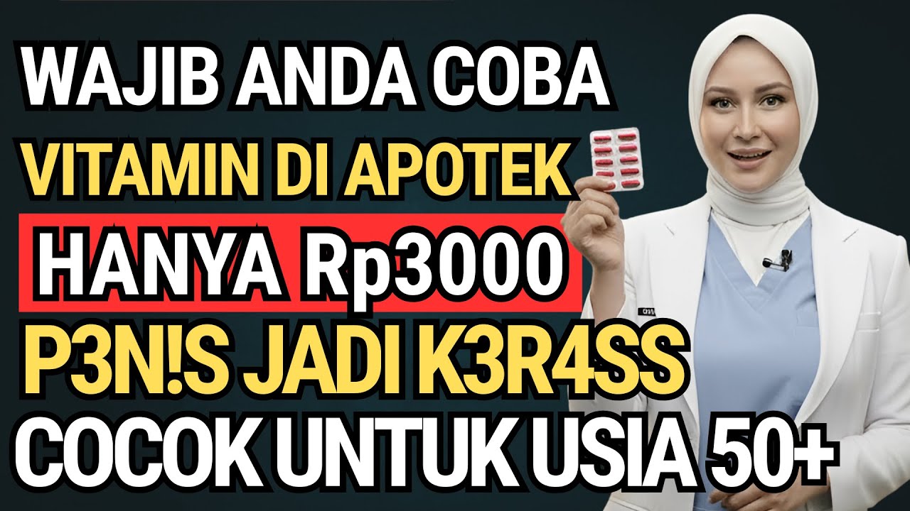 Wajib Dicoba Sekarang! Vitamin cuma 3 Ribu Bikin Usia 50 Kuat dan Bertenaga - Kesehatan Lansia