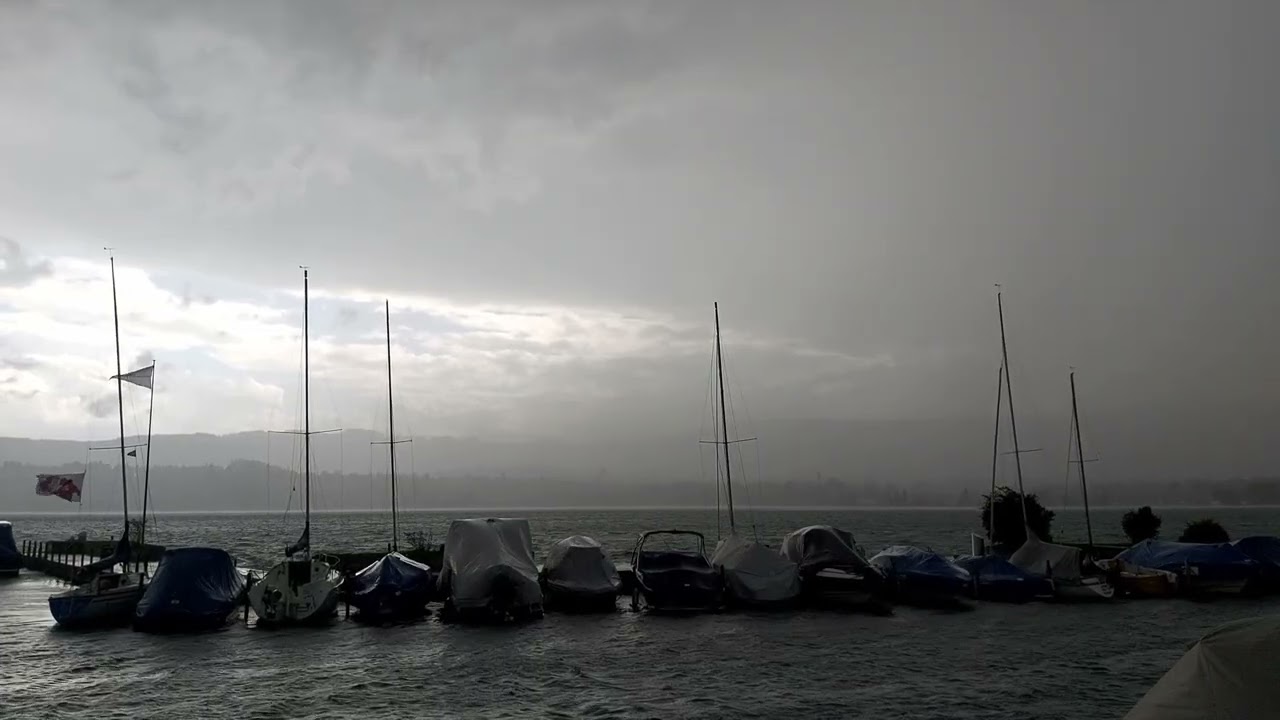 Gewitter am Zürichsee - 01.08.2025