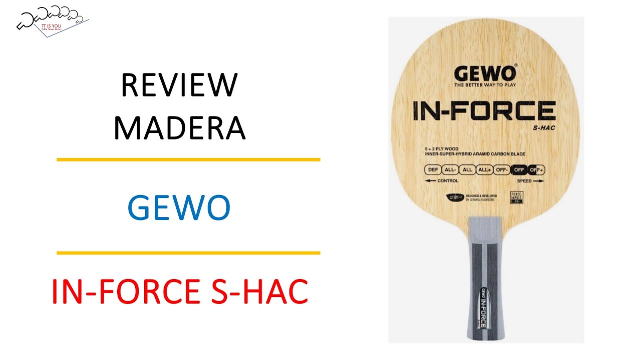 Review Madera Gewo In Force S HAC OFF