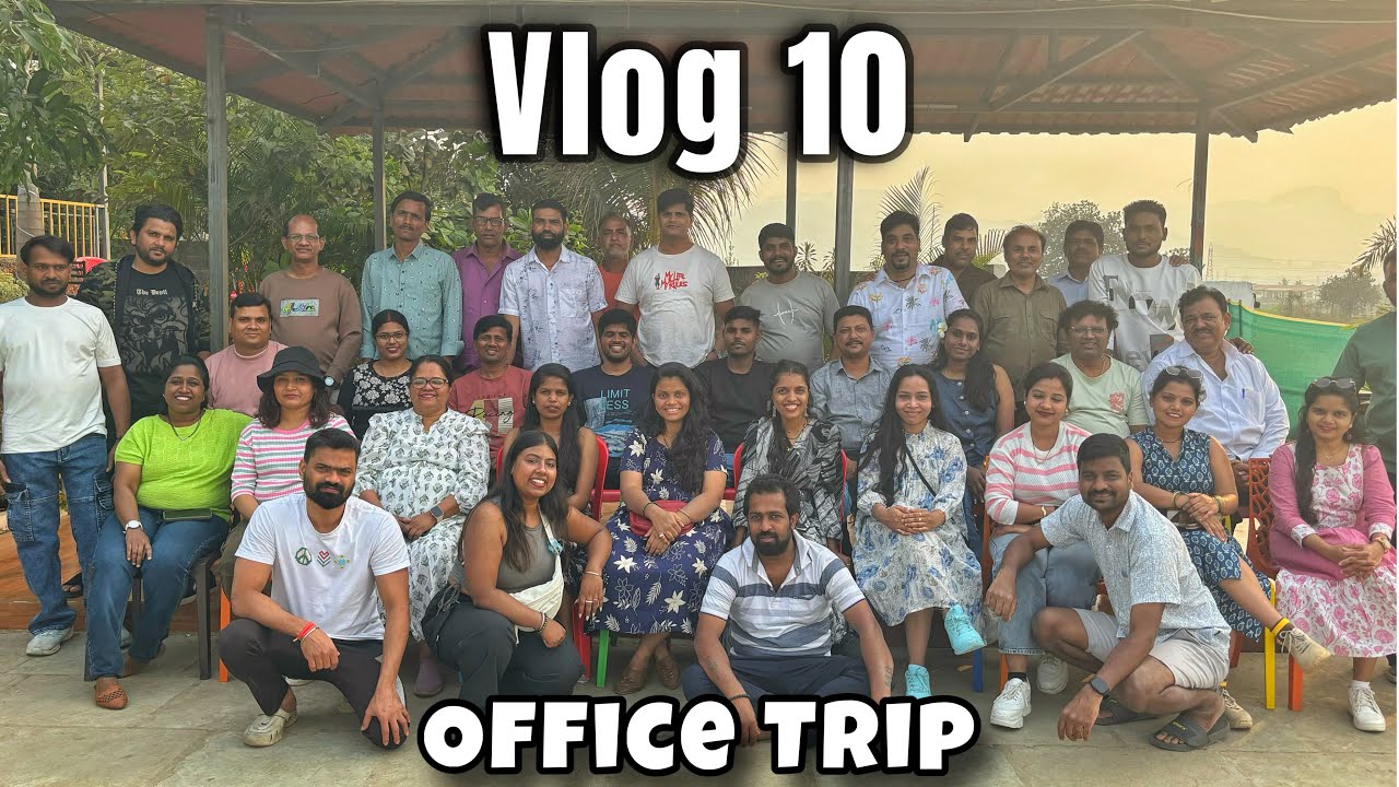 #vlog10 | Part 1 | Office Trip | Karjat Farmhouse | Full Dhamal Masti |