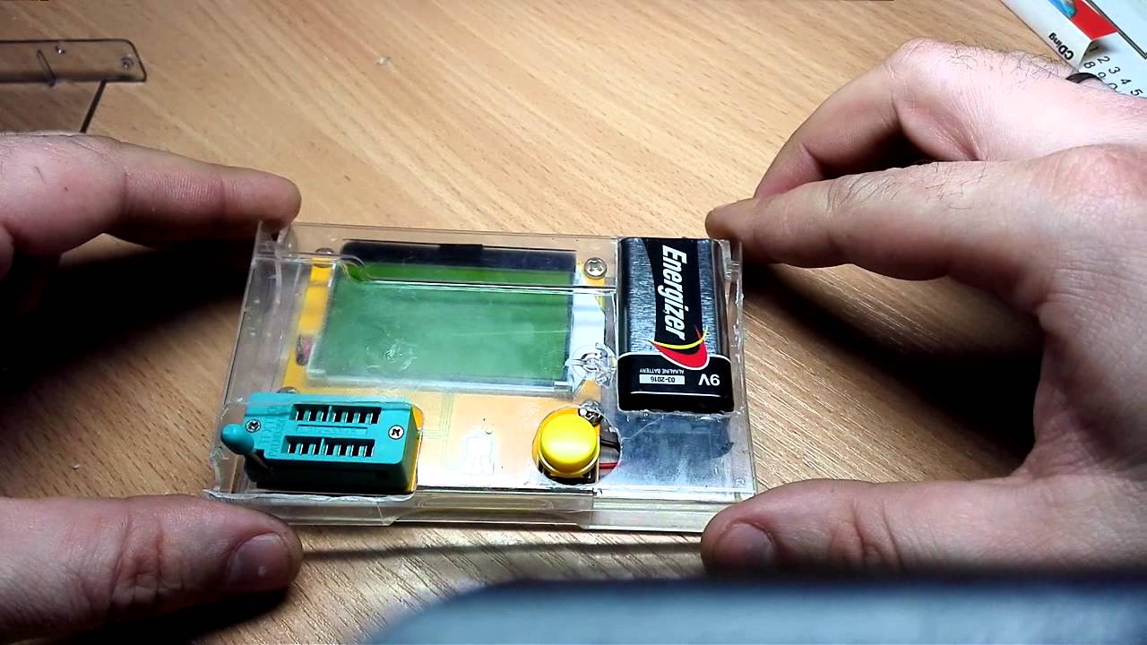 Самодельный корпус для тестера радиодеталей. Версия 1.