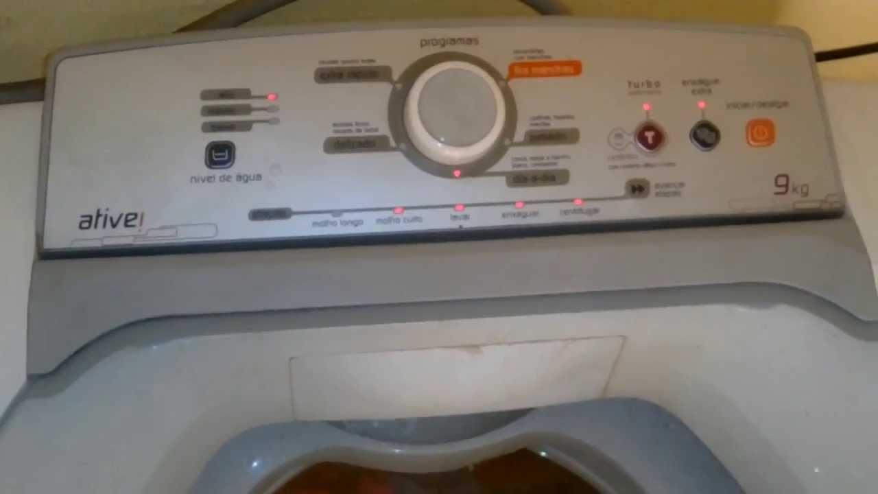 Lavadora Brastemp Ative! 9kg (BWL09B) - 2 anos de uso sem apresentar defeito
