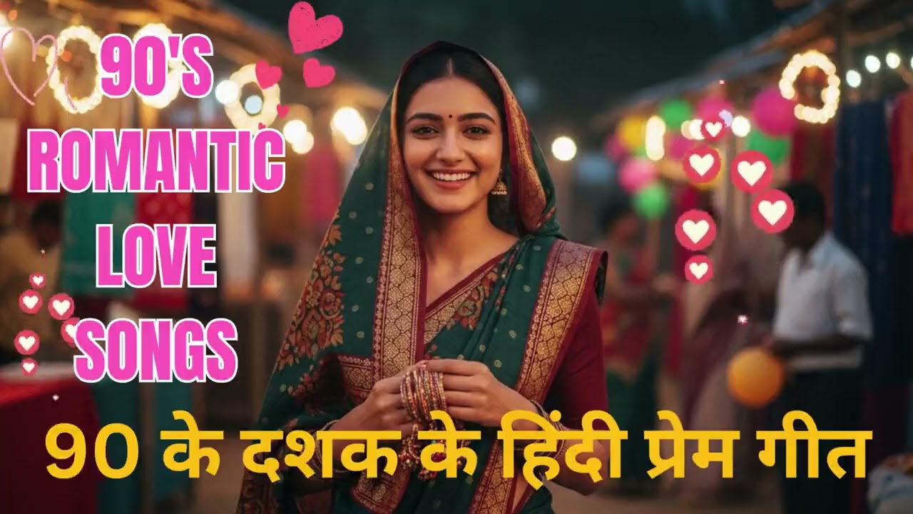 Nonstop 90s Hindi Romantic Playlist 🔥 Evergreen Bollywood Love Music