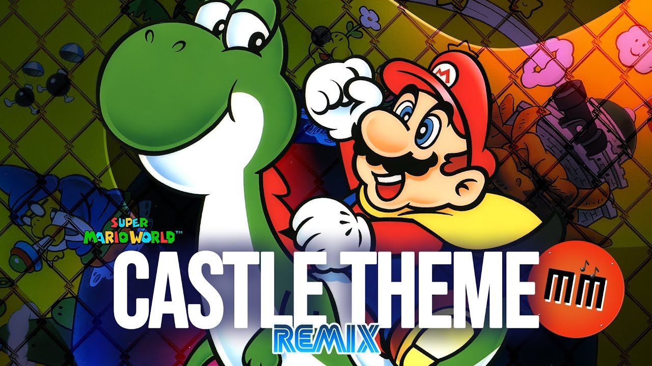 Castle theme Super Mario World - Synthwave Remix by Midi Music