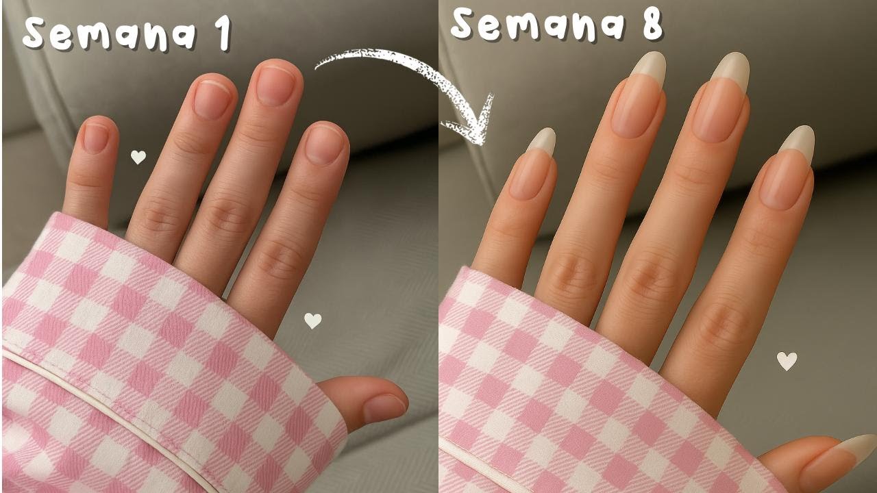 C&oacute;mo CUALQUIERA puede hacer crecer u&ntilde;as largas R&Aacute;PIDO 💓