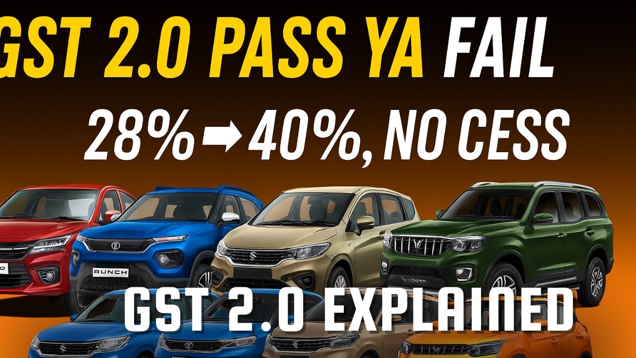 GST 2.0 Explained Petrol / Diesel Cars 🔥 New GST List 🔥 Taxes on Cars