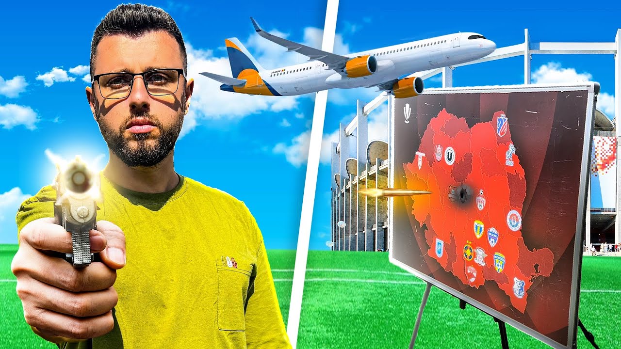 UNDE SE OPRESTE GLONȚUL ÎN HARTA ROMÂNIEI ACOLO  MERG LA UN MECI DE FOTBAL!!