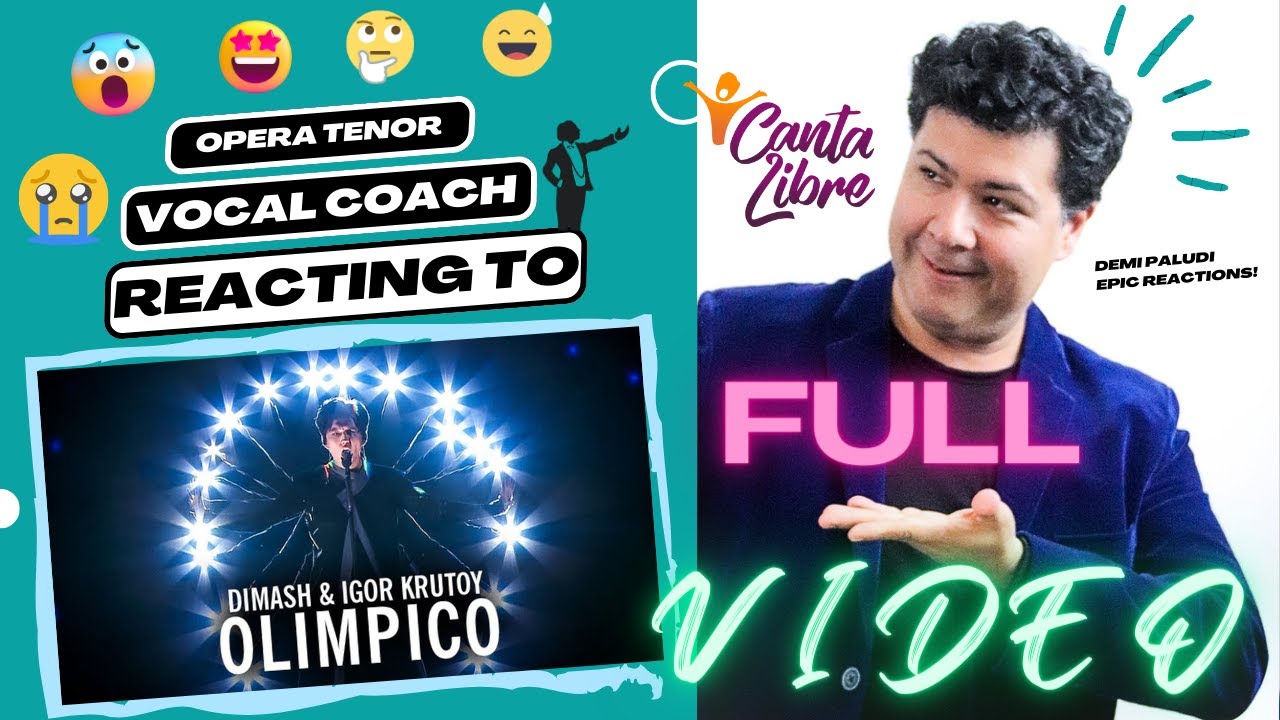 Vocal Coach Reacts to #dimashkudaibergen  OLIMPICO #dimashreaction #reactionvideo #singer