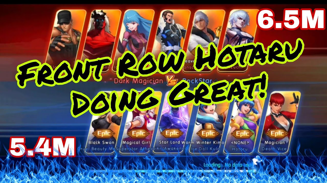 KOF'98 UM OL - Global - Front Row Hotaru Doing Great!