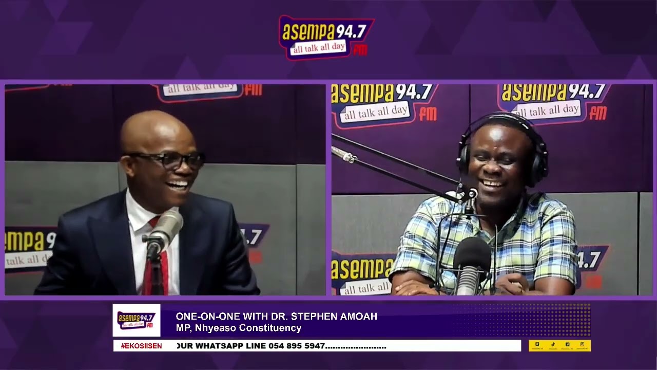 NPP presidential primary: ONE-ON-ONE WITH DR. STEPHEN AMOAH MP, Nhyeaso Constituency