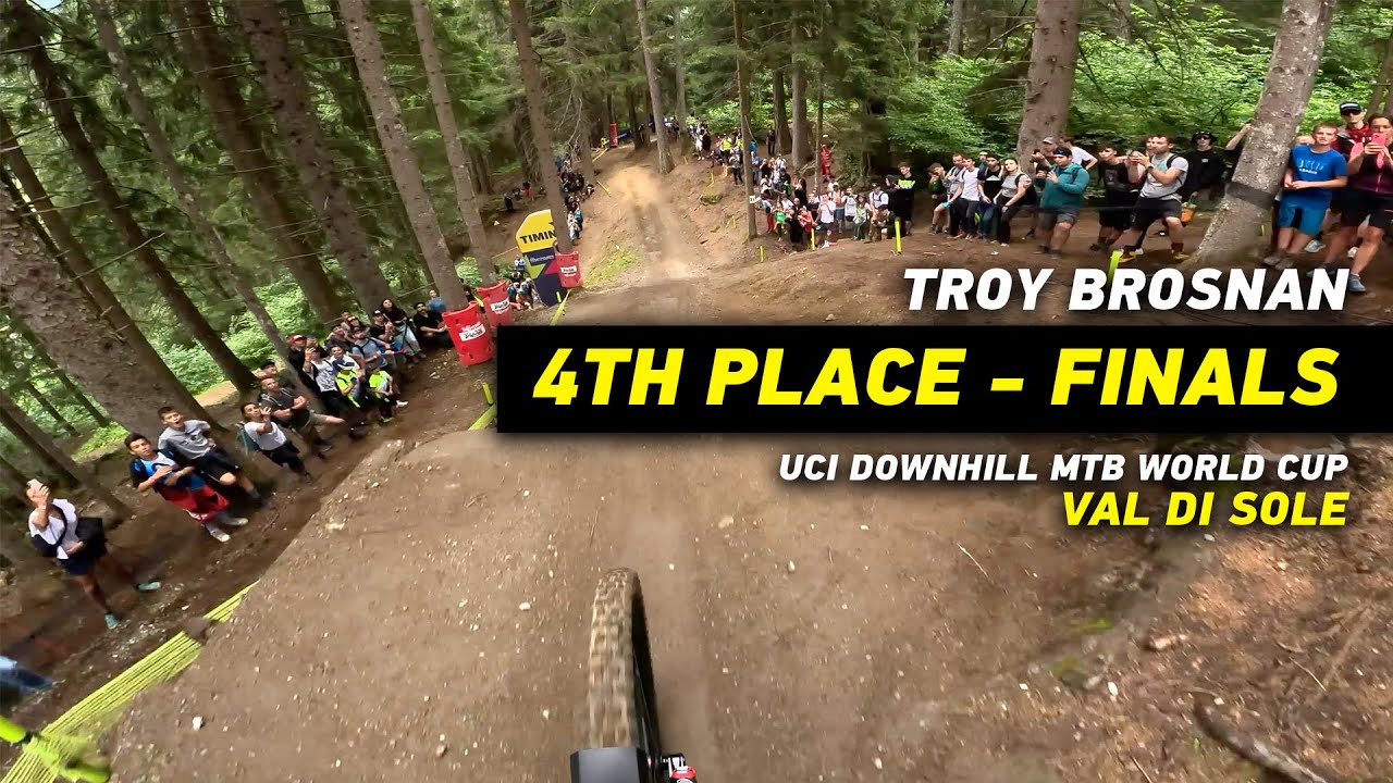 GoPro: Troy Brosnan - 4th Place - FINALS  | 2023 UCI Downhill MTB World Cup in Val Di Sole