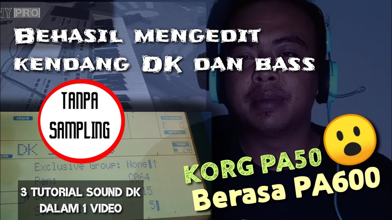 Tutorial cara menyeting kendang sera_kendang rampak_bass di PA50 | PA50 rasa PA600 😮🤤