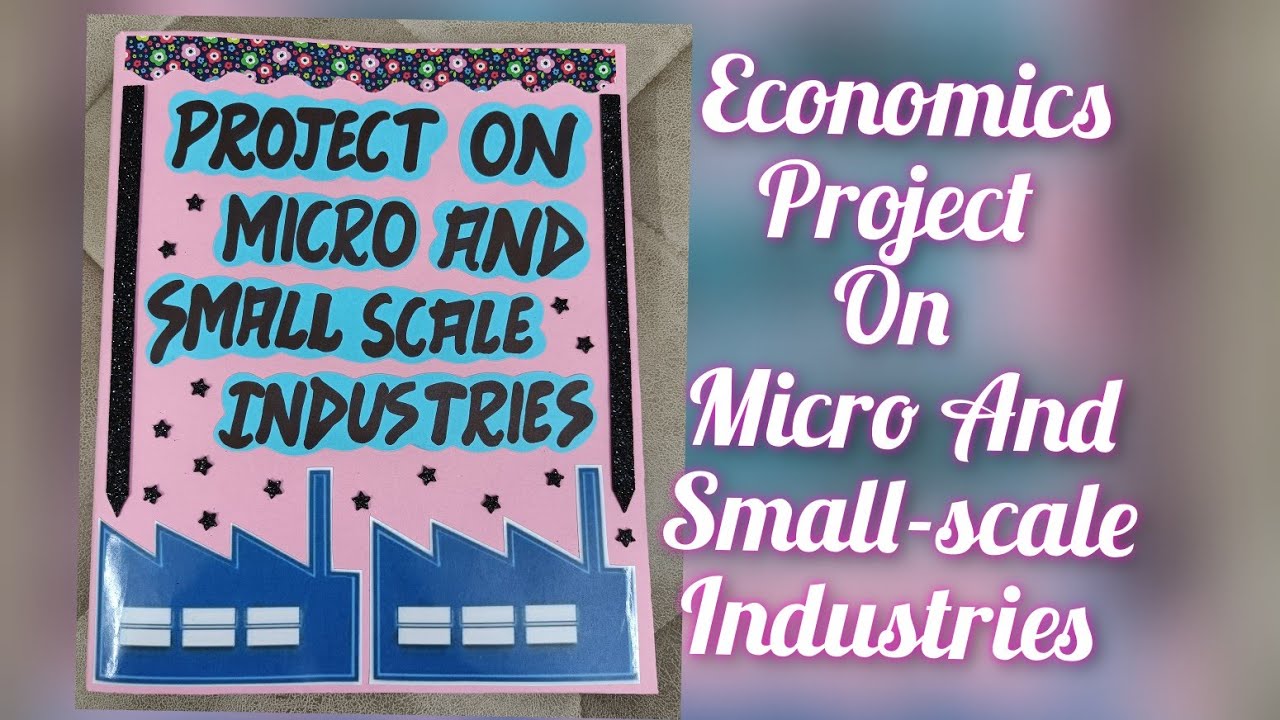 Economics Project on Micro and Small Scale Industries for Class 12th/ Project of Economics CBSE-2022