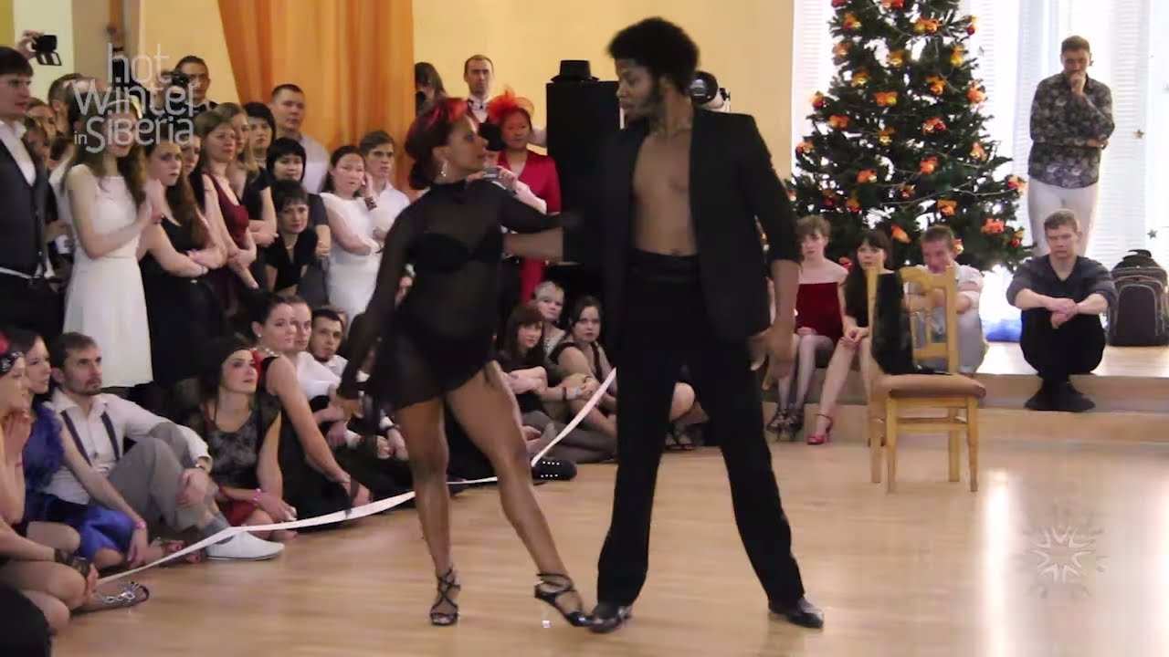 Terry & Cecile Bachatango Show. Bachata & Tango / Hot Winter in Siberia. Social dance festival
