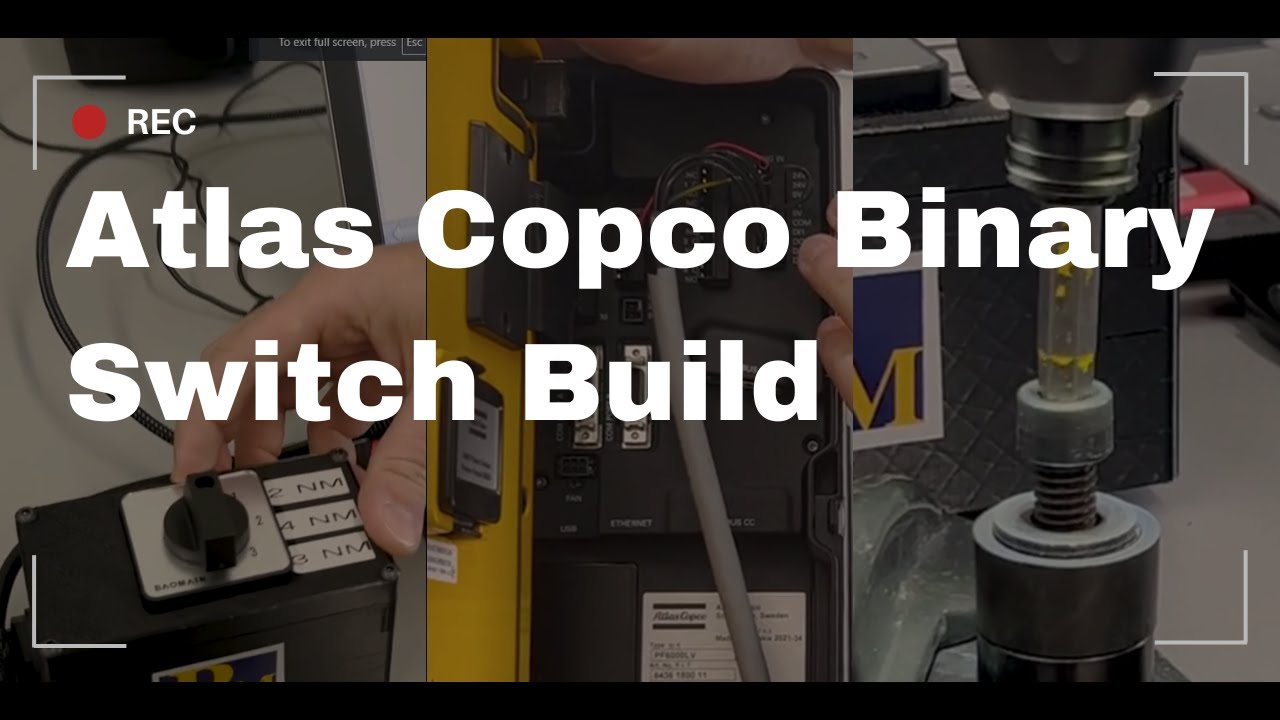Atlas Copco Custom P-Set Selector Switch Build