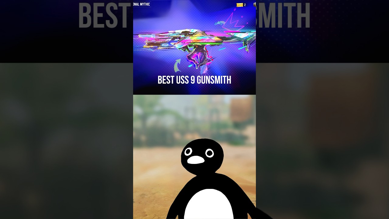 Best USS 9 Gunsmith in Season 10 COD Mobile: No Recoil High Damage #shorts #codm #codmobile