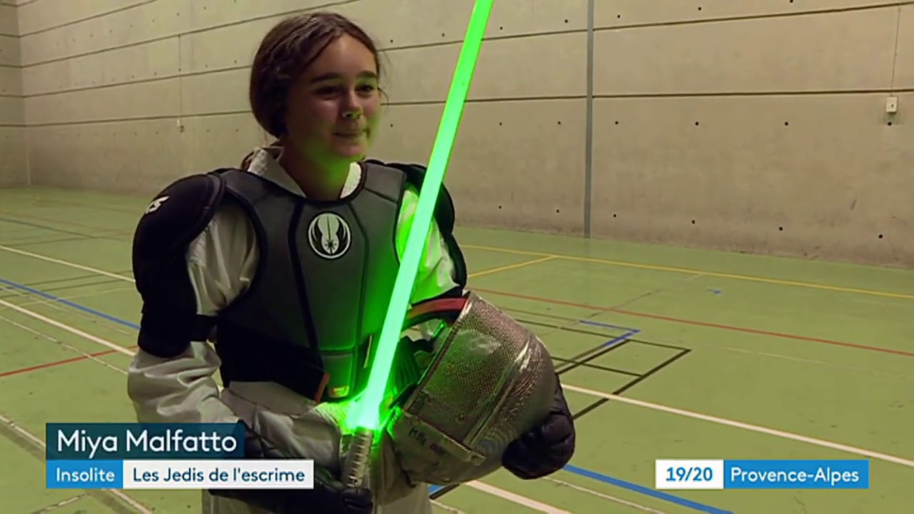 Reportage FR3 sabreLaser Digne-les-bains Escrime