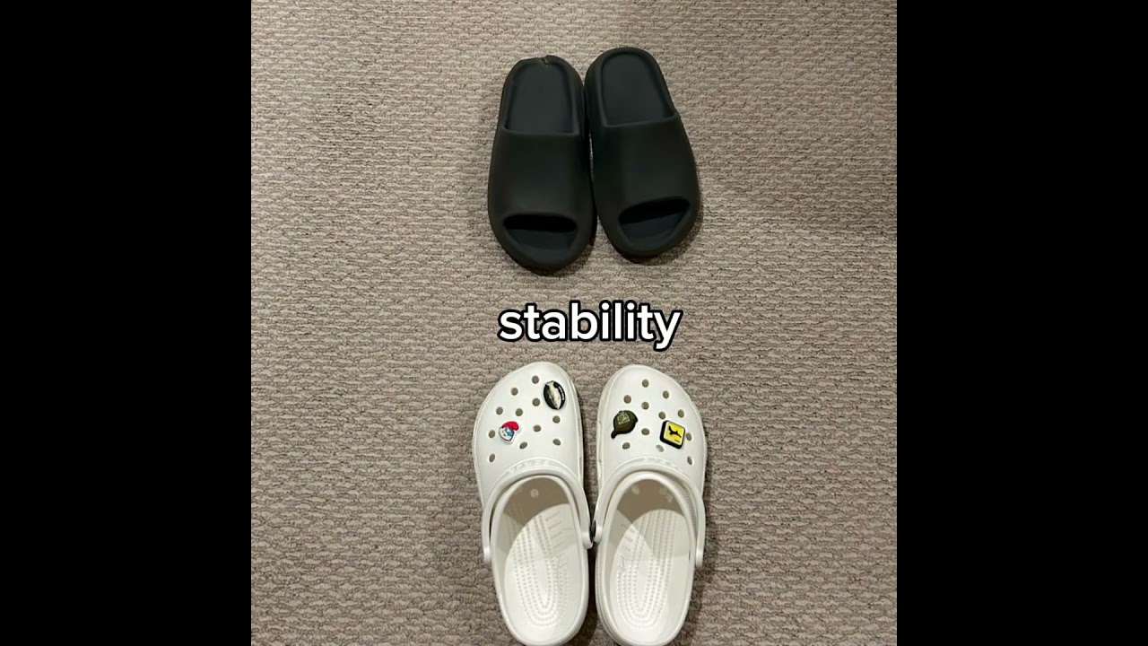 Crocs Classic Clog vs YEEZY Slides