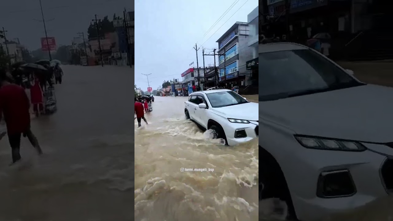 rain in cg bilashpur 🌧️ biggest