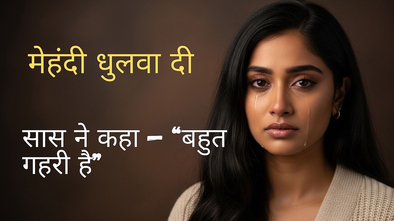 मेरी शादी की मेहंदी सास ने धुलवा दी। कहा 