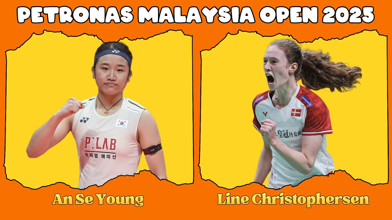 안세영 vs 라인 크리스토퍼센 Malaysia Open 2025 32강 하이라이트 – Korea's Queen vs Danish Challenger