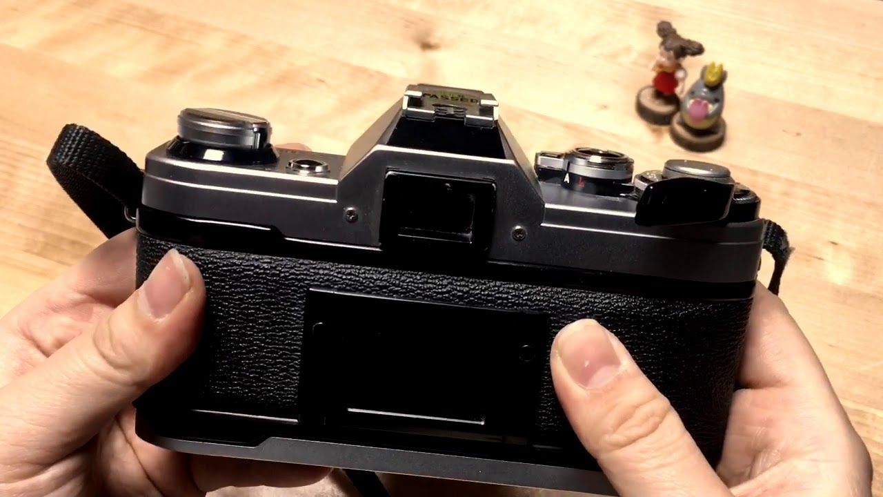 [필카사용법/캐논 AE-1] Canon ae-1 수동카메라 필름 끼우기, 필름 되감기 설명 영상