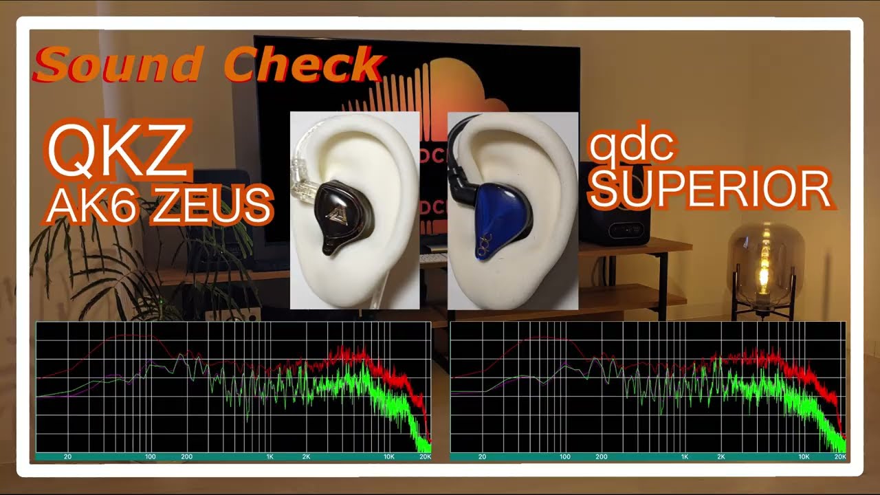 QKZ AK6 ZEUS vs qdc SUPERIOR [ChineseIEMs Sound Comparison 中華イヤホン音比較]