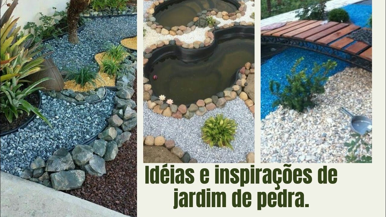 IDEIAS F&Aacute;CEIS DE JARDIM DE PEDRAS . INSPIRE-SE!