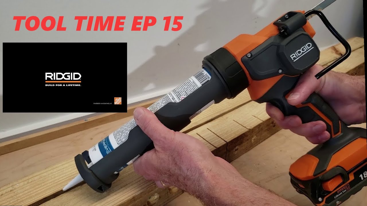 Пистолет для герметика RIDGID 18 В (R84044) - TOOL TIME EP 15
