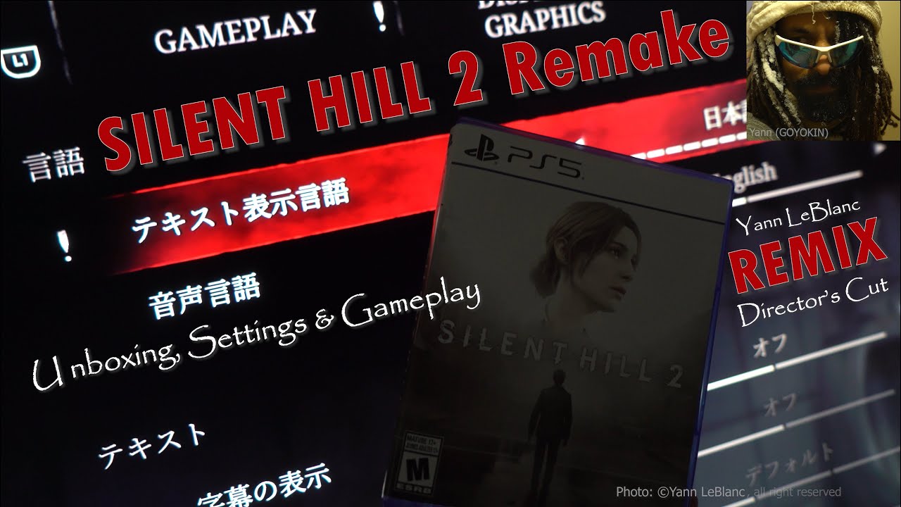 SILENT HILL 2 Remake - Unboxing, Settings & Gameplay REMIX (First time playing & Hard mode)