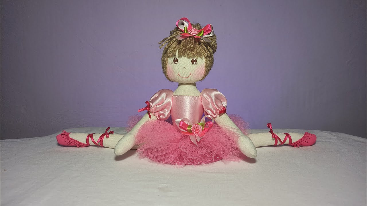Artesanato, linda boneca bailarina, lembrancinha feita no CD, é pra ganhar dinheiro!